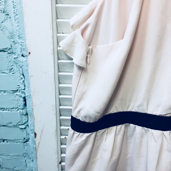 "Tulle" Powder Pink Blouse w/ Ruffles - Picture 3 of 8